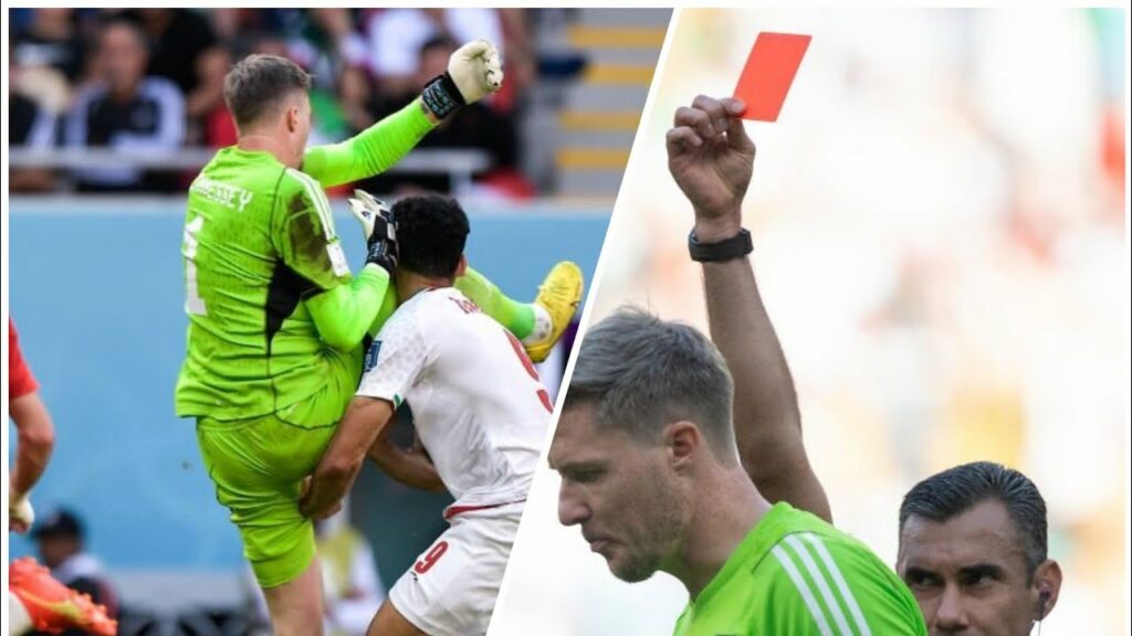 Wales star Wayne Hennessey sees first World Cup 2022 red card with brutal kick to jaw