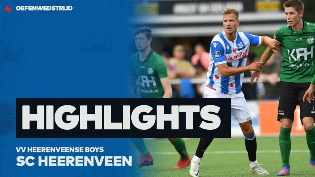 🤝 7 GOALS tegen dorpsgenoot, Noppert stopt penalty ⛔️ | Highlights Heerenveense Boys - sc Heerenveen