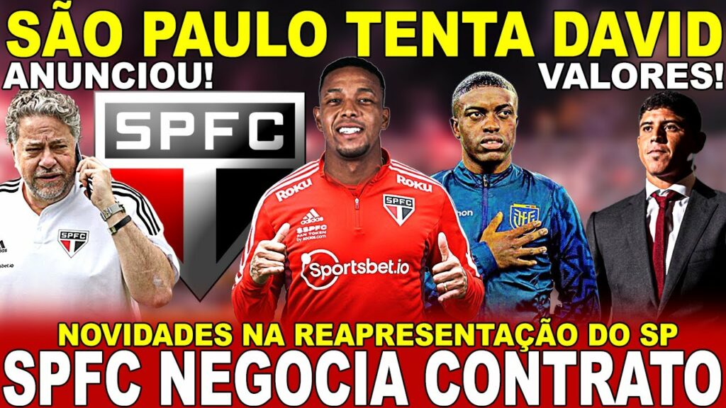 COMEMORA NAÇÃO!!! SPFC ACERTA DETALHES! CASARES "ANUNCIA" REFORÇOS! REAPRESENTAÇÃO! ALAN FRANCO E+