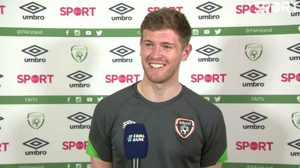 Man of the match Nathan Collins speaking after Ireland's win over Lithuania!