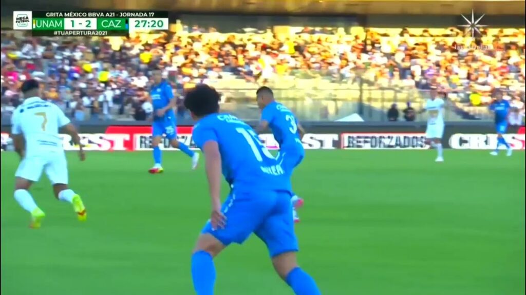 Hat-Trick Roberto Alvarado | Pumas 1 - 3 Cruz Azul | Liga BBVA MX - Grita México A21 - Jornada 17 |