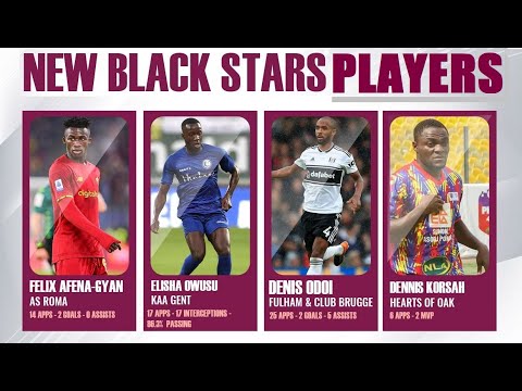 4 new Black Stars players set to make debut against Nigeria in World Cup playoffs