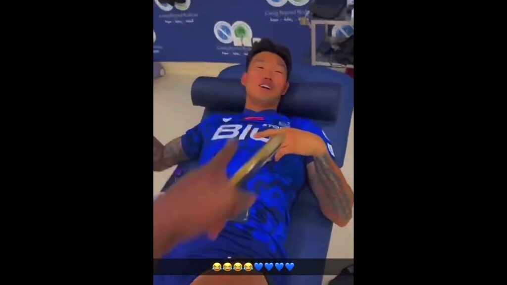 محمد ‏كنو وجانغ لاعبي الهلال 😅💙#الهلال