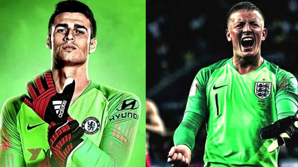 Treino de Jordan Pickford VS Treino de Kepa Arrizabalaga ll Novos Goleiros da Europa