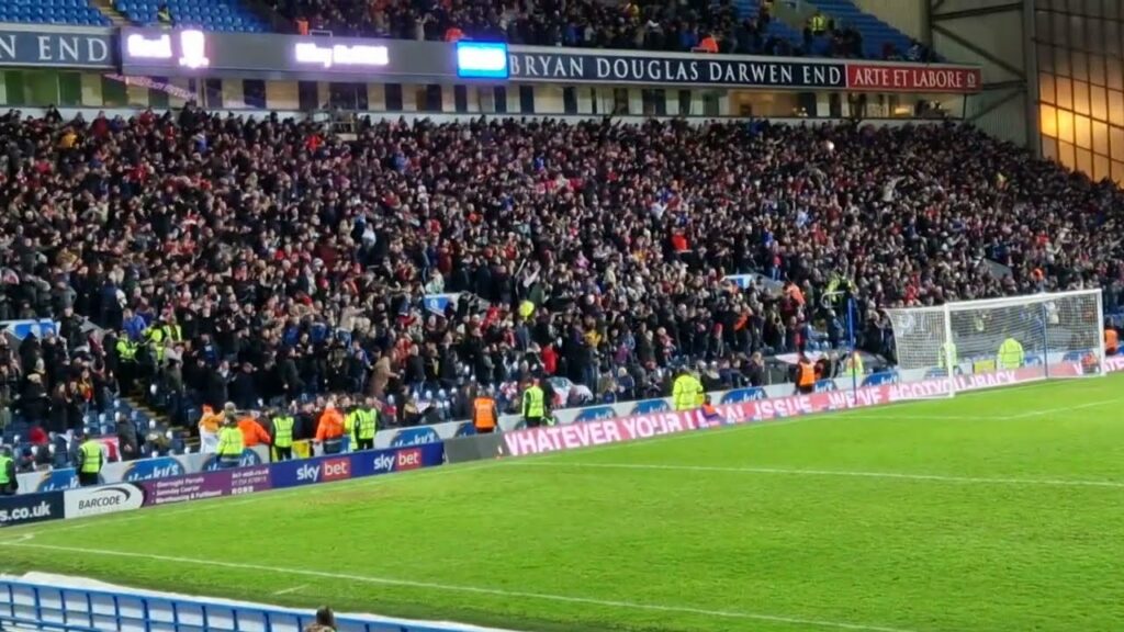 Blackburn Rovers - Middlesbrough 1-2 Boro celebration of Riley McGree GOAL at Ewood Park 29.12.2022