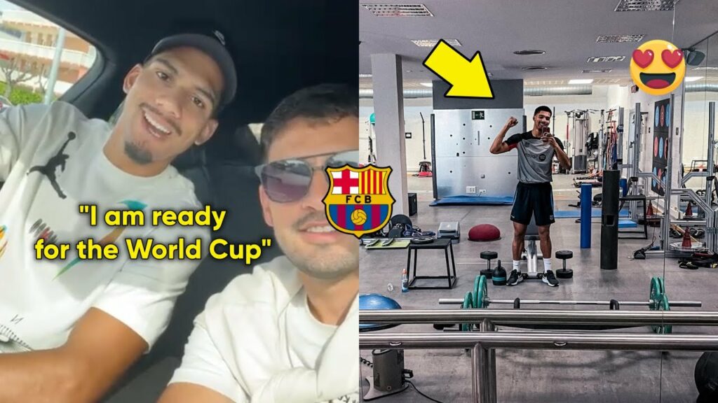 😍 Ronald Araujo is back for training ahead of the World Cup 2022 😍 Ronald Araujo is back for training ahead of the World Cup 2022