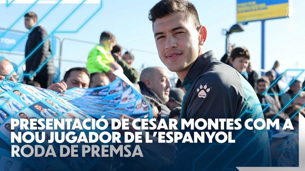 🔴 EN DIRECTO | 🎥 Presentación de César Montes como nuevo jugador del RCD Espanyol