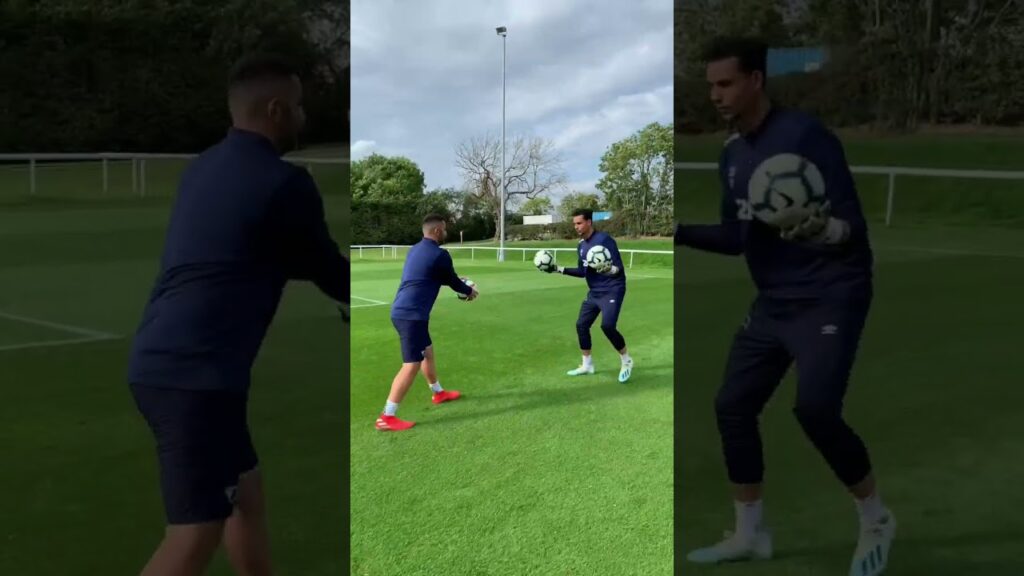 Goalkeeper focus warmup drill