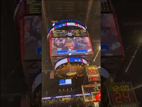 🏀🏟️🙌 Kylian Mbappé ovationné au Barclays Center !