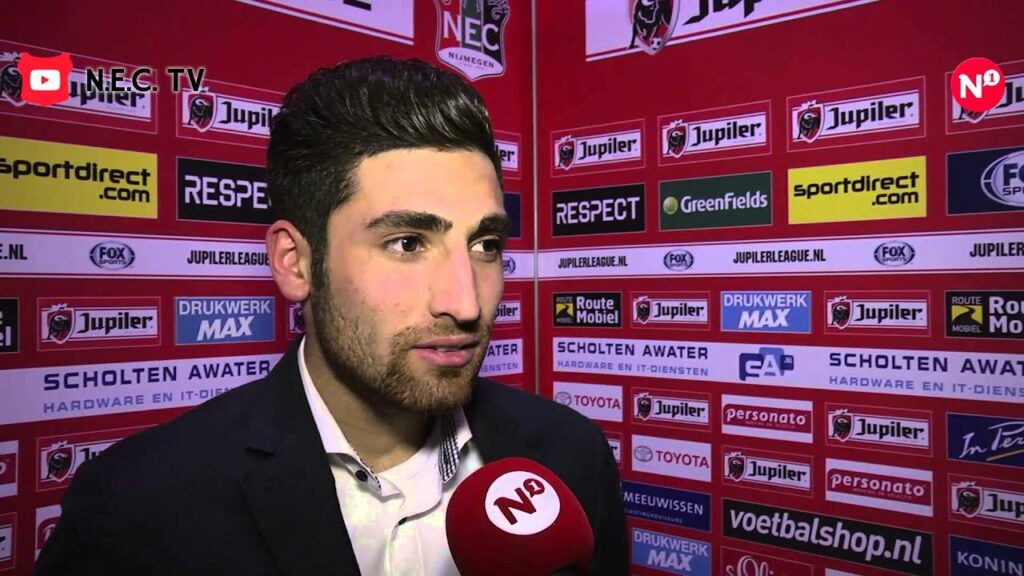 Reactie Alireza Jahanbakhsh na N.E.C.-Helmond Sport