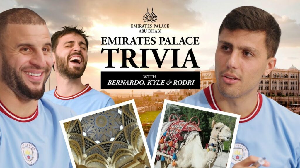How many Phil Fodens fit in an Emirates Palace lift? | Quiz with Bernardo, Kyle Walker & Rodri!
