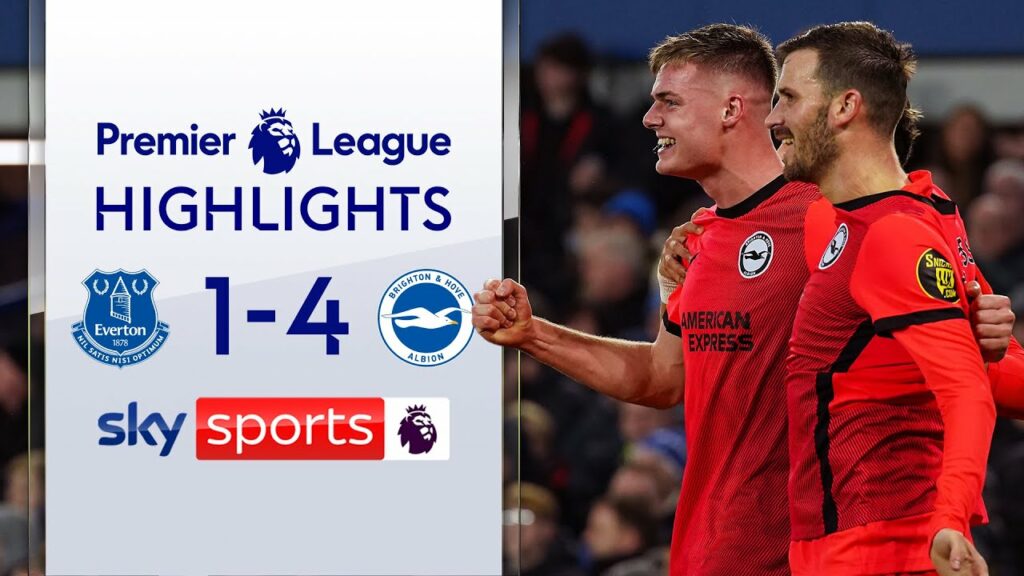 Brighton THRASH Everton at Goodison Park 😬 | Everton 1-4 Brighton| Premier League Highlights