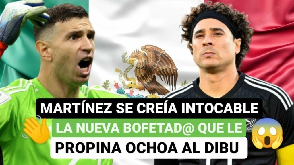 😵Martínez se creía intocable, la nueva bofetad@ que le propina Ochoa al Dibu👋
