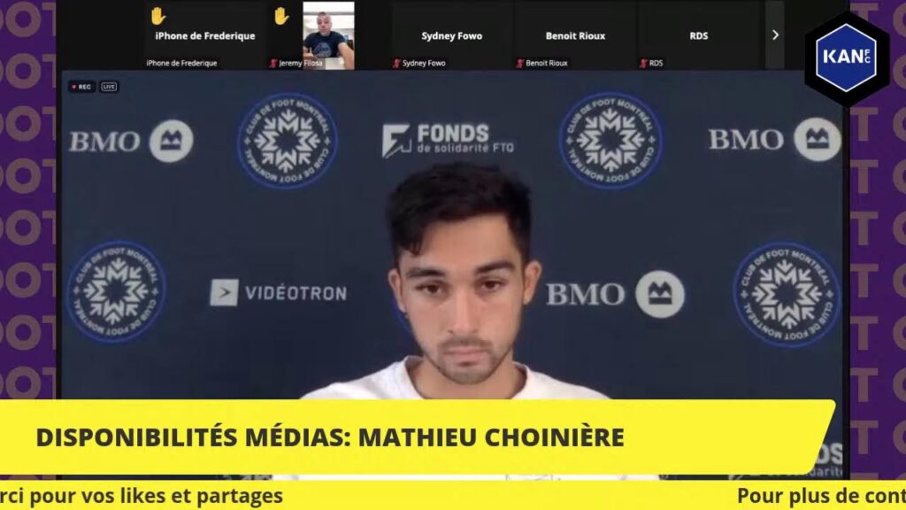 #MLS - Disponibilités médias Mathieu Choinière et Joel Waterman | Crédit #CFMTL