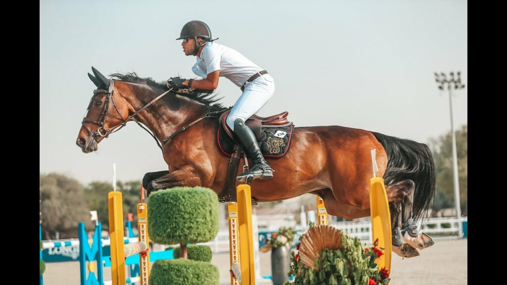 Mohammed Al Owais & Dalida Van De Zuuthoeve at DPEC CSI2* Grand Prix