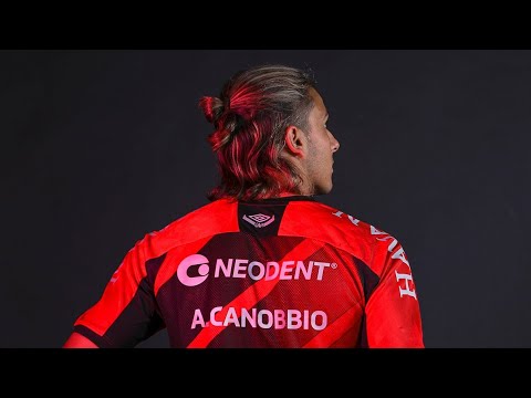 apresentação de Augusto canobbio no Atlético paranaense