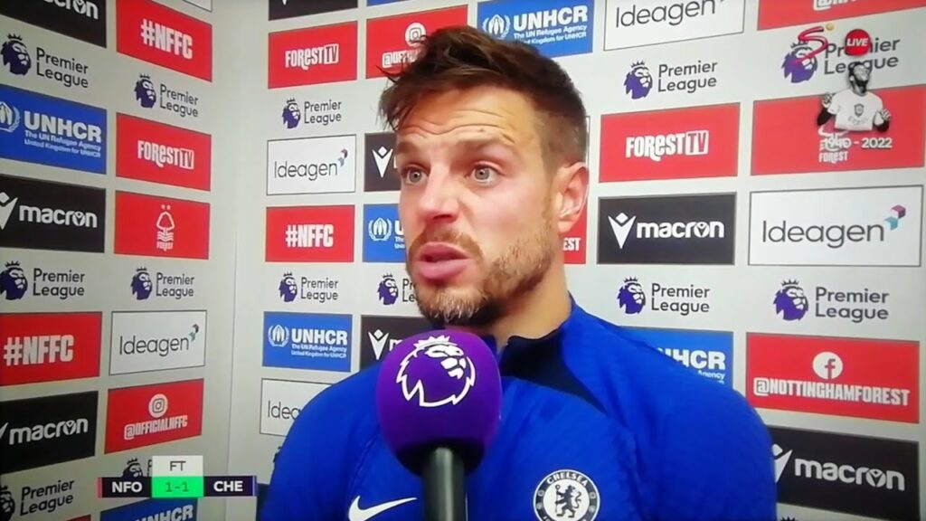 Cesar Azpilicueta Post Match Interview | Nottingham Forest vs Chelsea 1-1 Highlights