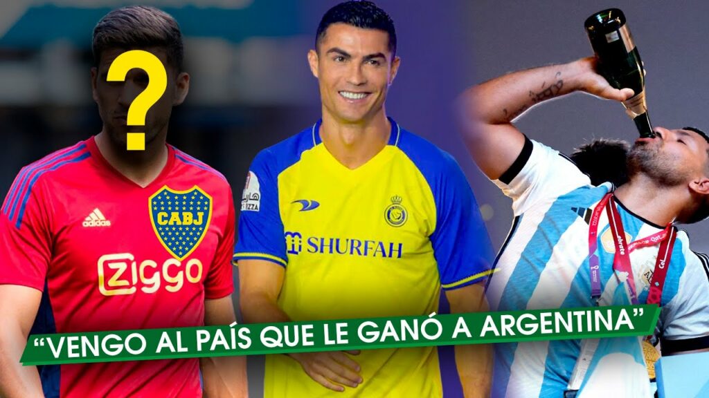 😒 El REFUERZO que RECHAZÓ BOCA + CRISTIANO habla de ARGENTINA + Anécdota de KUN con MESSI