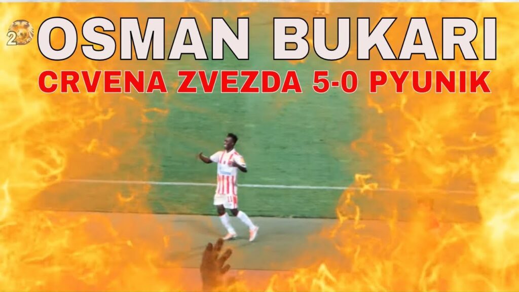 Crvena Zvezda-Pjunik 5:0 OSMAN BUKARI GOL | Liga Šampiona 2022/23 kvalifikacije