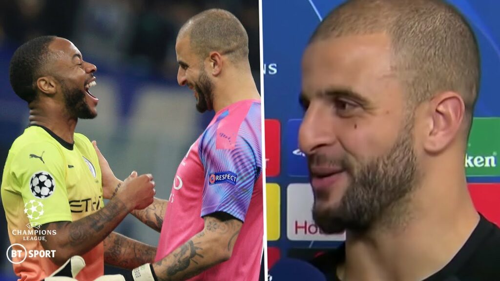 "I always banter the goalkeepers in training!" Kyle Walker talks about going in goal for Man City