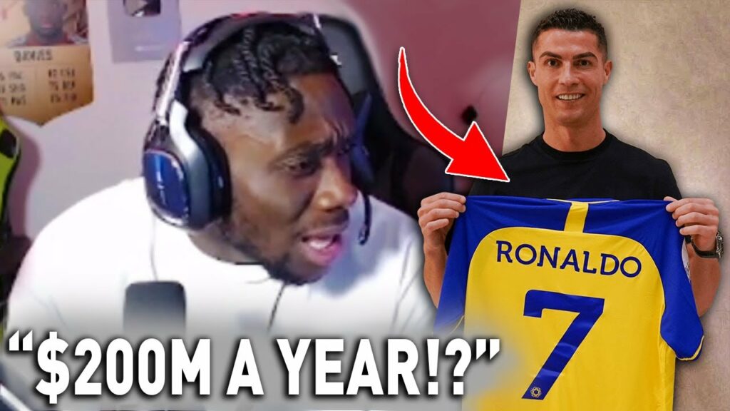Phonzy's CRAZY reaction to Ronaldo's NEW Wages😨