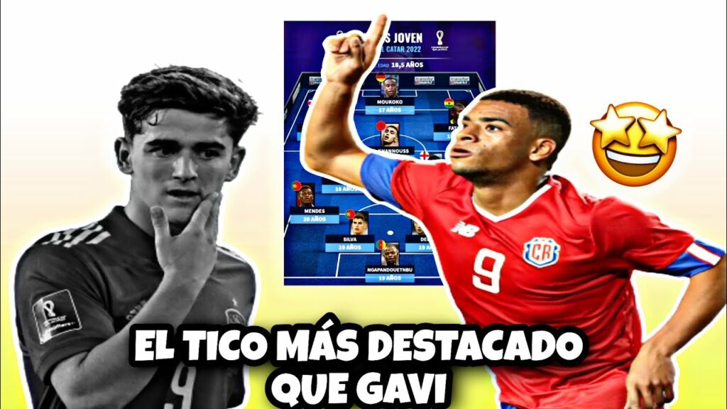 COSTARRICENSE JEWISON BENNETTE OPACA A GAVI DE ESPAÑA EN EL IX MÁS JOVEN DE QATAR