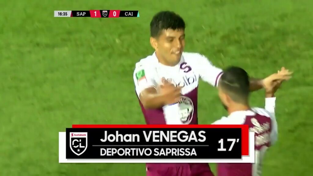Con triplete de Johan Venegas, Saprissa derrotó 3-2 a CAI