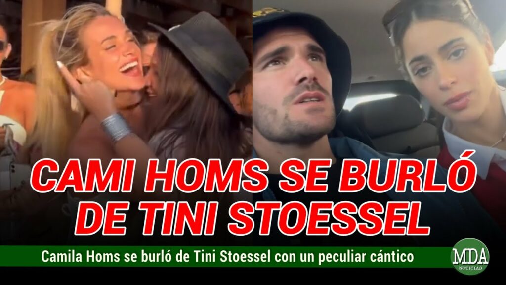 CAMILA HOMS se BURLÓ de TINI y DE PAUL