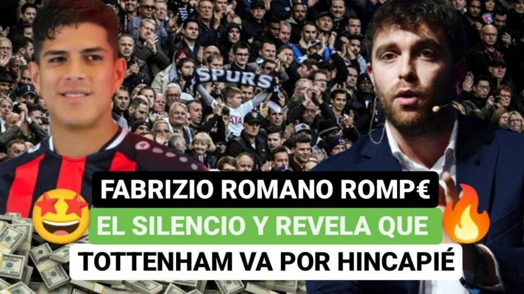 🚨Fabrizio Romano r0mpe el silencio y revela que Tottenham va por Piero Hincapié😱