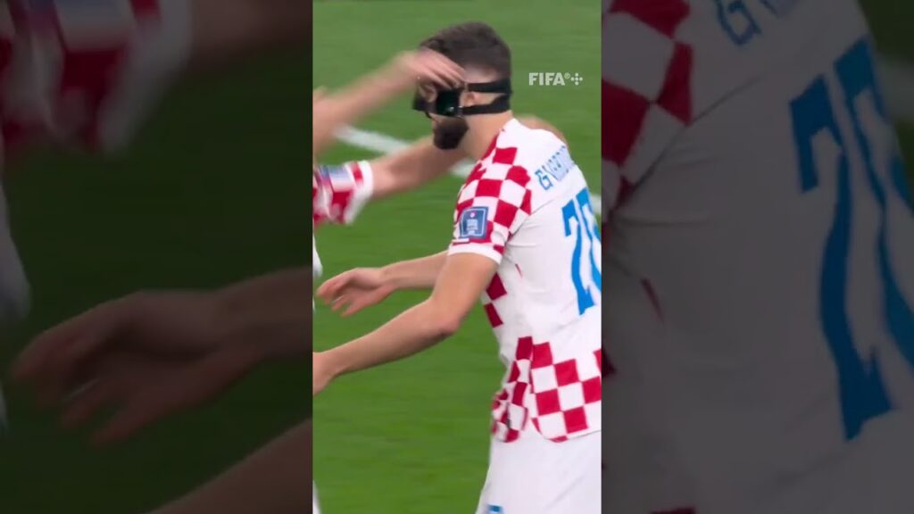 LOVELY FREE-KICK MOVE! Josko Gvardiol heads home to complete gorgeous move #ShortsFIFAWorldCup