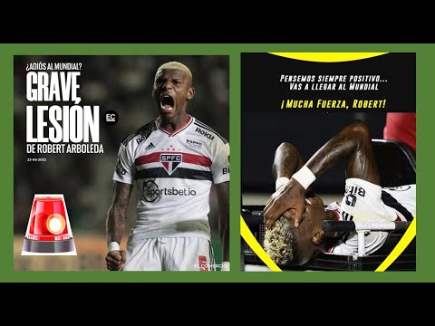 TERRIBLE LESION DEL ECUATORIANO ROBERT ARBOLEDA EN BRASIL