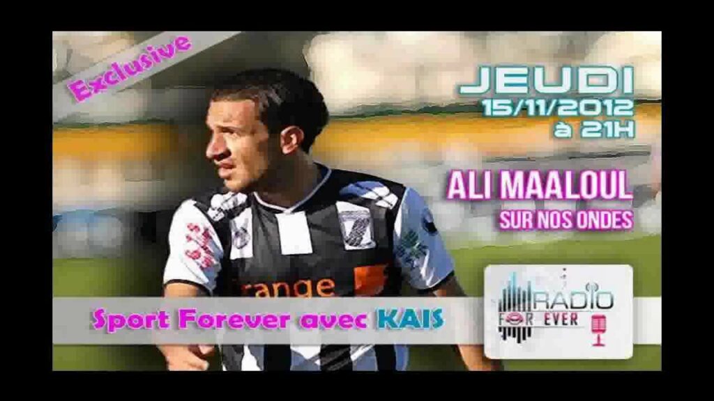 L'emission Sport Forever avec l'invité Ali Maaloul le 15/11/2012