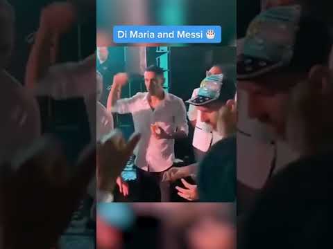 Angel Di Maria cutting the cake at Lionel Messi's party in Rosario 🎂 (via SC_ESPN/Twitter) #shorts