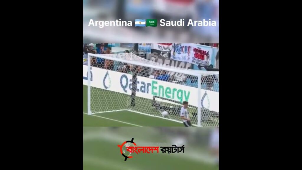 Saleh Al-Shehri scores for Saudi Arabia vs Argentina! #shorts #saudiarabia #argentina #fifaqatar2022