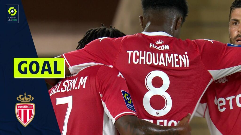 Goal Gelson MARTINS (14' - ASM) AS MONACO - FC NANTES (1-1) 21/22