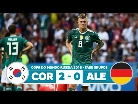 CORÉIA DO SUL 2 x 0 ALEMANHA - COPA DO MUNDO 2018 720p GLOBO