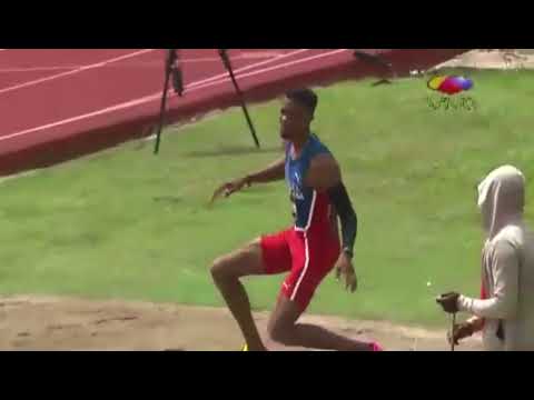 DOMINGO REYES CONQUISTA SEGUNDO LUGAR GRAN PRIX INTERNACIONAL ATLETISMO FÉLIX SÁNCHEZ