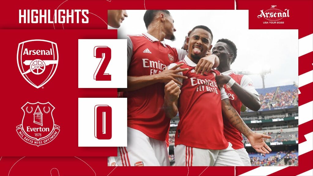 HIGHLIGHTS | Arsenal v Everton (2-0) | Gabriel Jesus, Bukayo Saka | Charm City Match