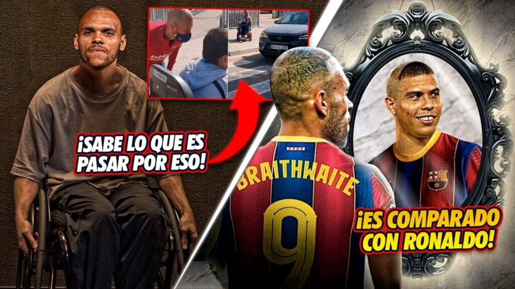 La INCREÍBLE HISTORIA de Martin Braithwaite, DE SILLA DE RUEDAS A SER ESTRELLA del Barça