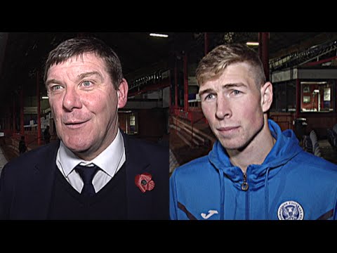 Saints TV | Post match v Dundee - Tommy Wright & David Wotherspoon