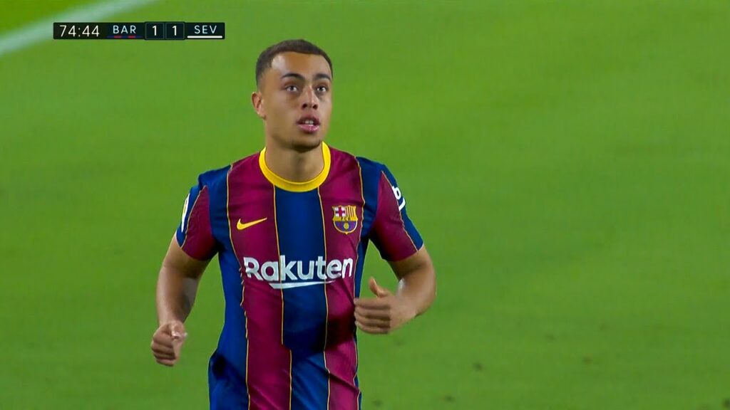 US player Sergiño Dest Debut vs Sevilla | 2020