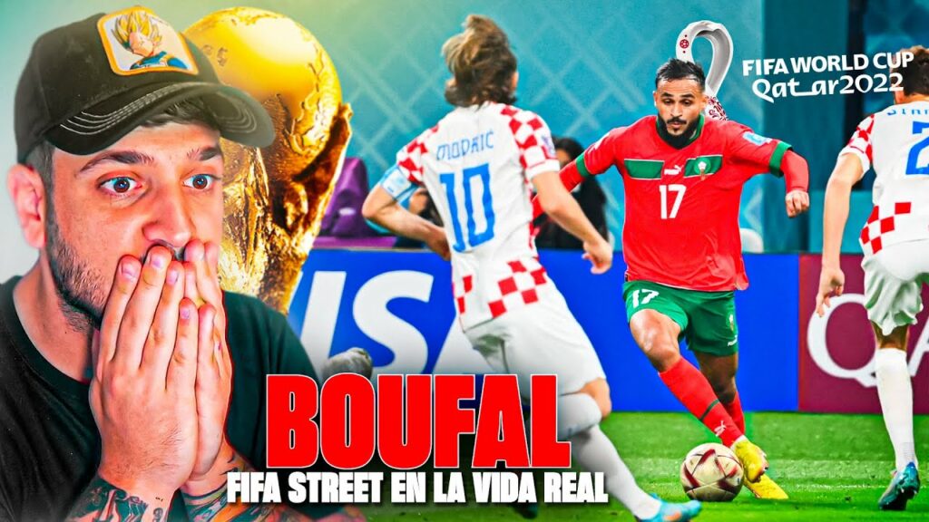 REACCIONANDO A BOUFAL *EL JUGADOR QUE JUEGA COMO EN FIFA STREET*