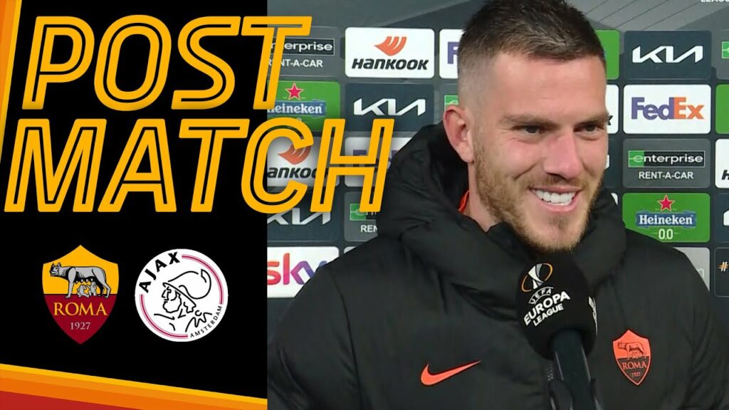 ROMA - AJAX POST MATCH | Jordan Veretout