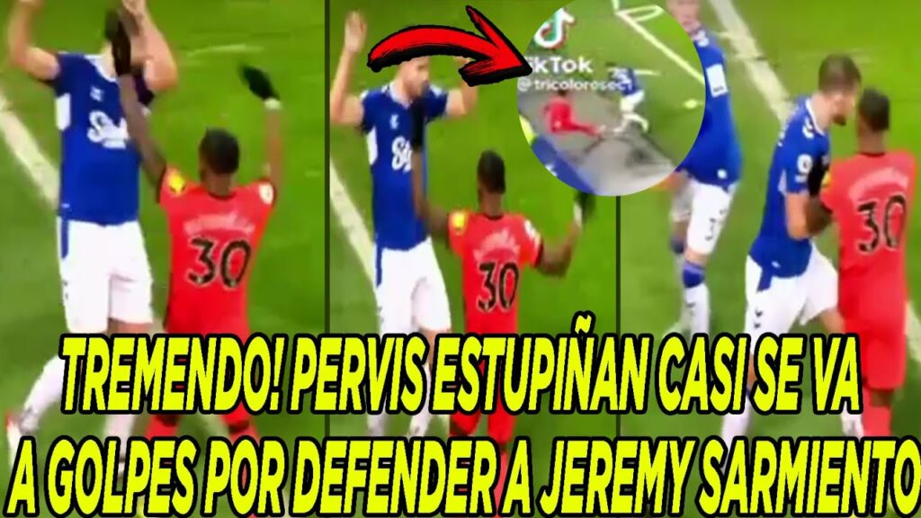 TREMENDO! PERVIS ESTUPIÑAN CASI SE VA A GOLPES POR DEFENDER A JEREMY SARMIENTO