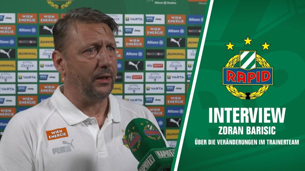 Zoran Barisic über die Veränderungen im Trainerteam unserer Profis