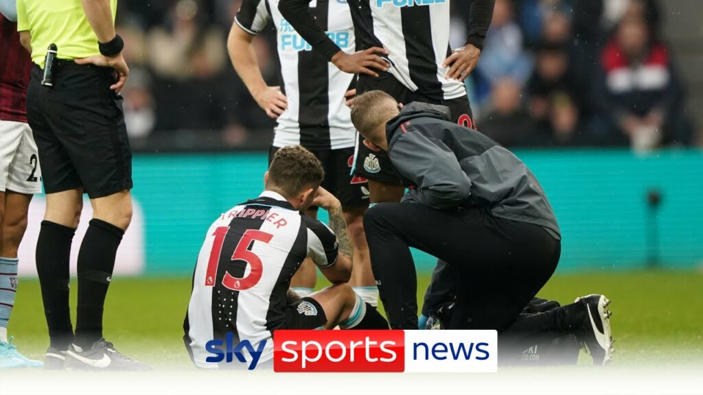 Kieran Trippier out injured with broken metatarsal