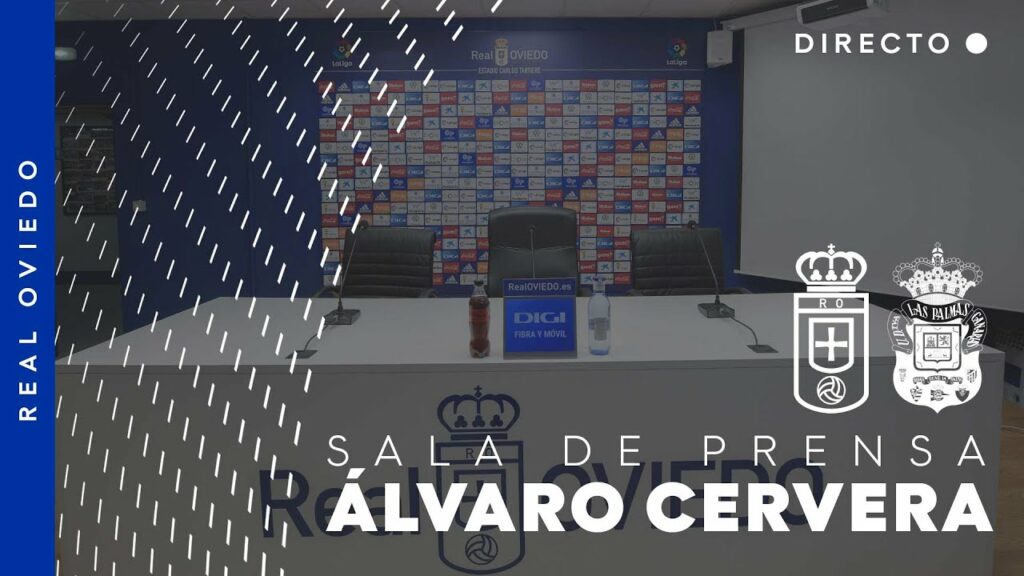 Rueda de Prensa Álvaro Cervera J19 Real Oviedo - UD Las Palmas