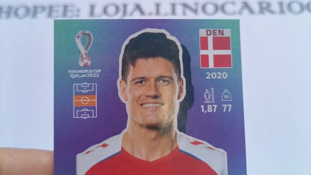 Figurinhas da copa catar Panini jogador Dinamarca Christian norgaard