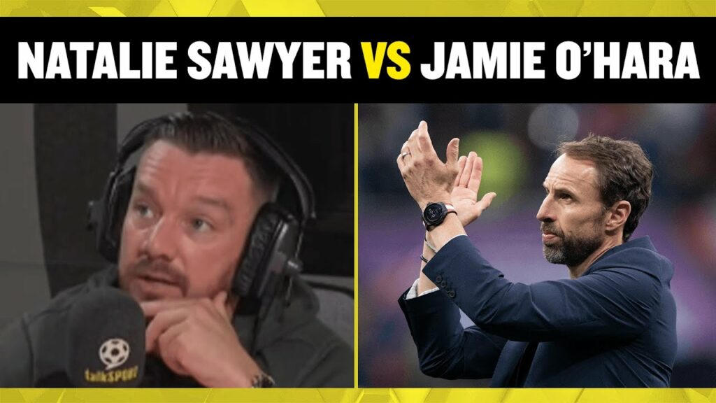 Natalie Sawyer and Jamie O'Hara CLASH in a FIERY debate over Gareth Southgate's future! 🔥