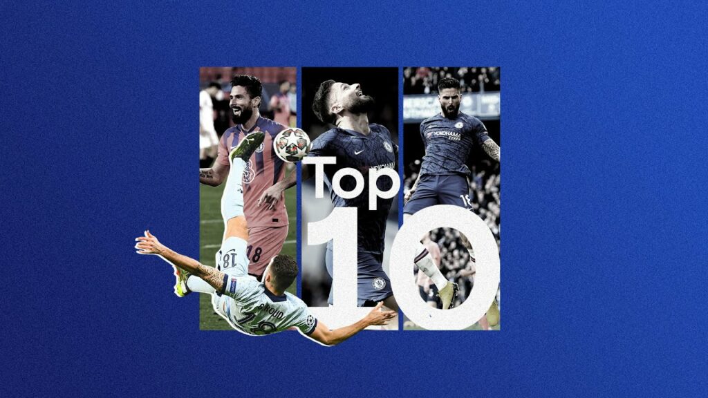 Thank You Olivier Giroud 💙 | Top 10 Chelsea Goals